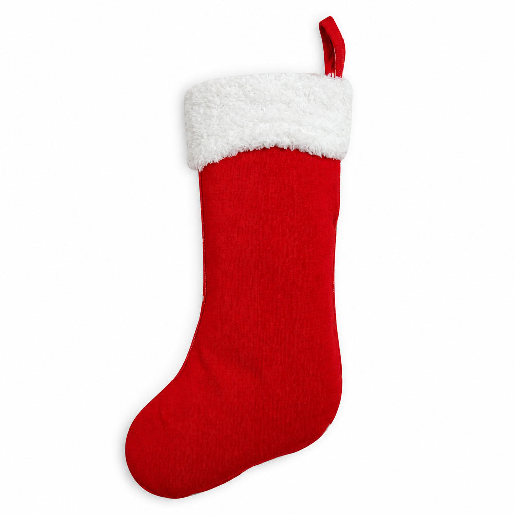 Happy Holiday Reindeer Stocking