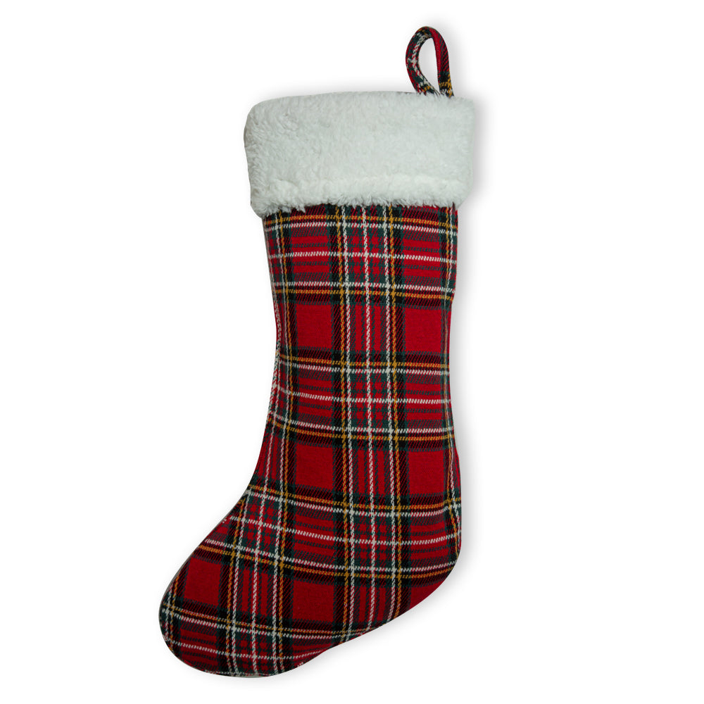 Plaid A??lenty Stocking