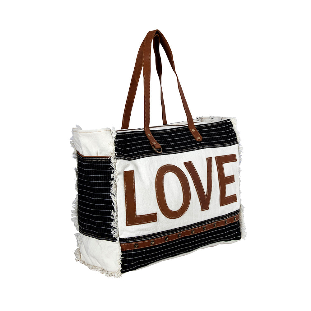 Letters Of Love Weekender Bag