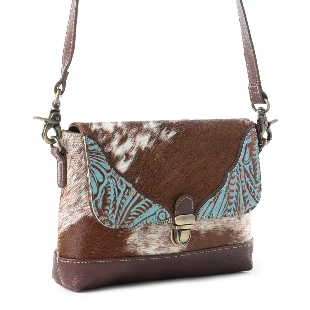 Ridge Morning Glory Leather & Hairon Bag
