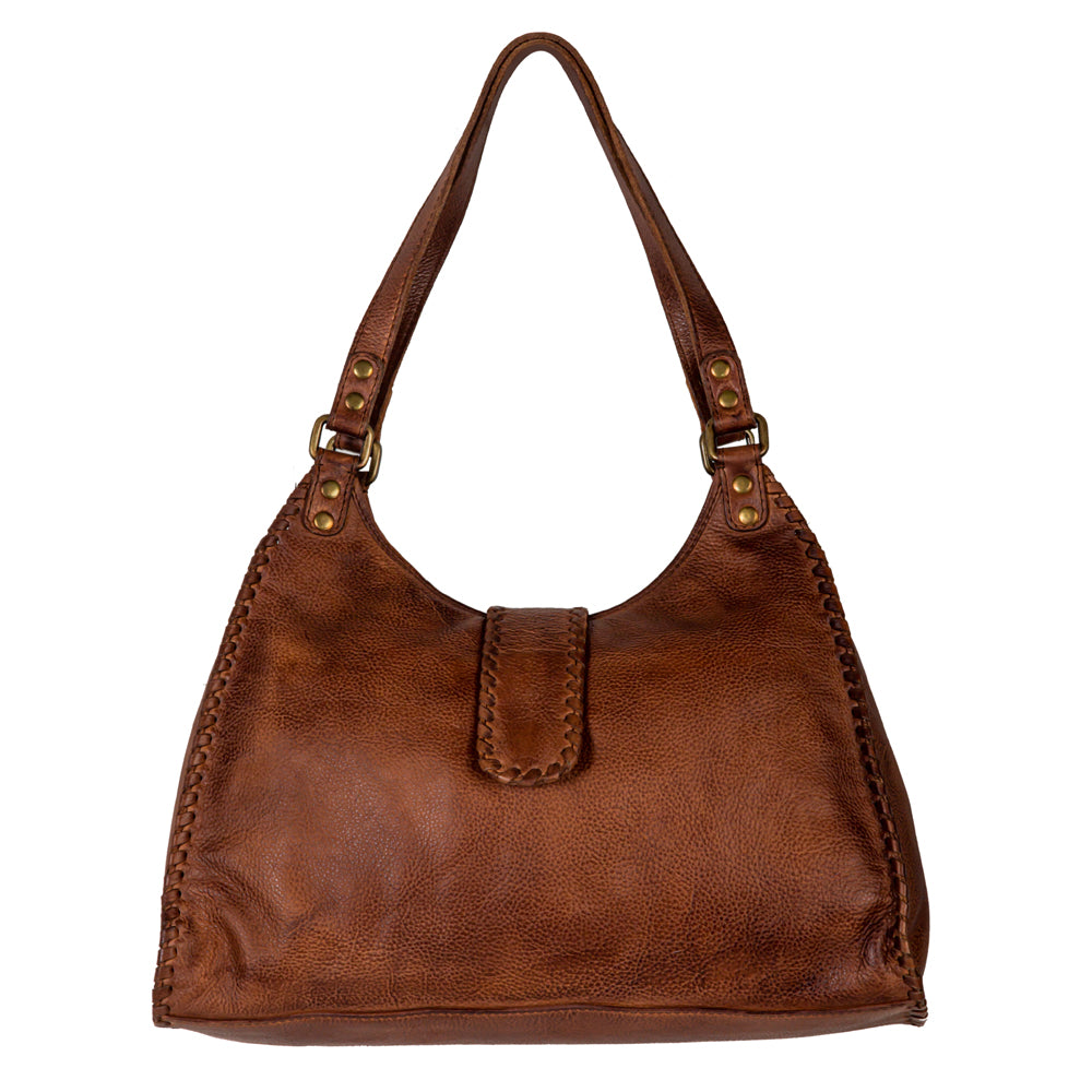 Lobeth Accent Hairon & Leather Bag