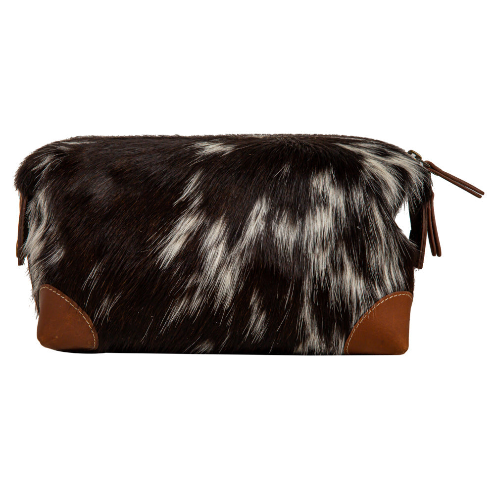 Cullom Trail Hair-On Hide Make Up Kit In Black