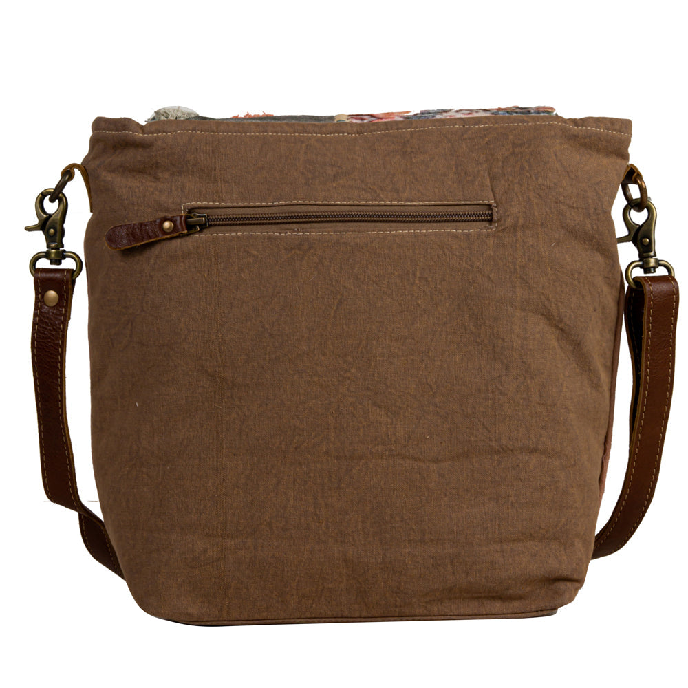 Just Like Home Accent Stitch Shoulder Bag