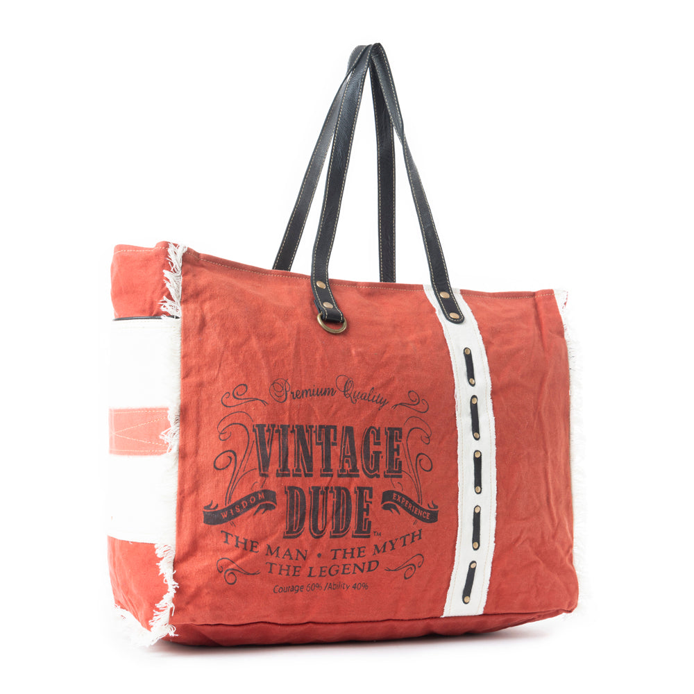 Western Vintage Weekender Bag