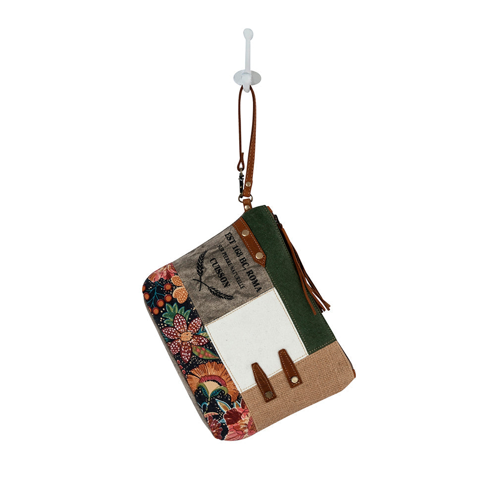 Boulangerie Floral Trim Pouch