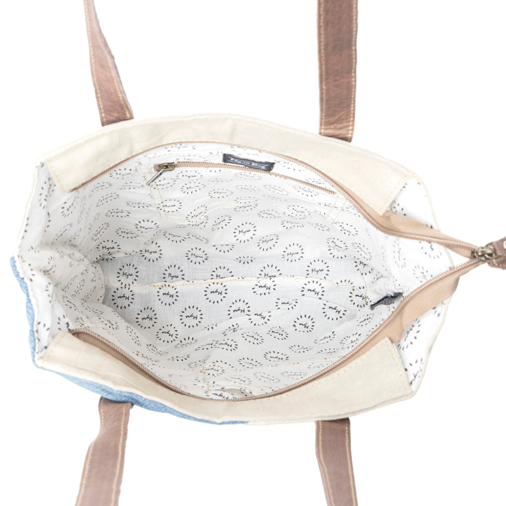 Blue Star Key Tote Bag