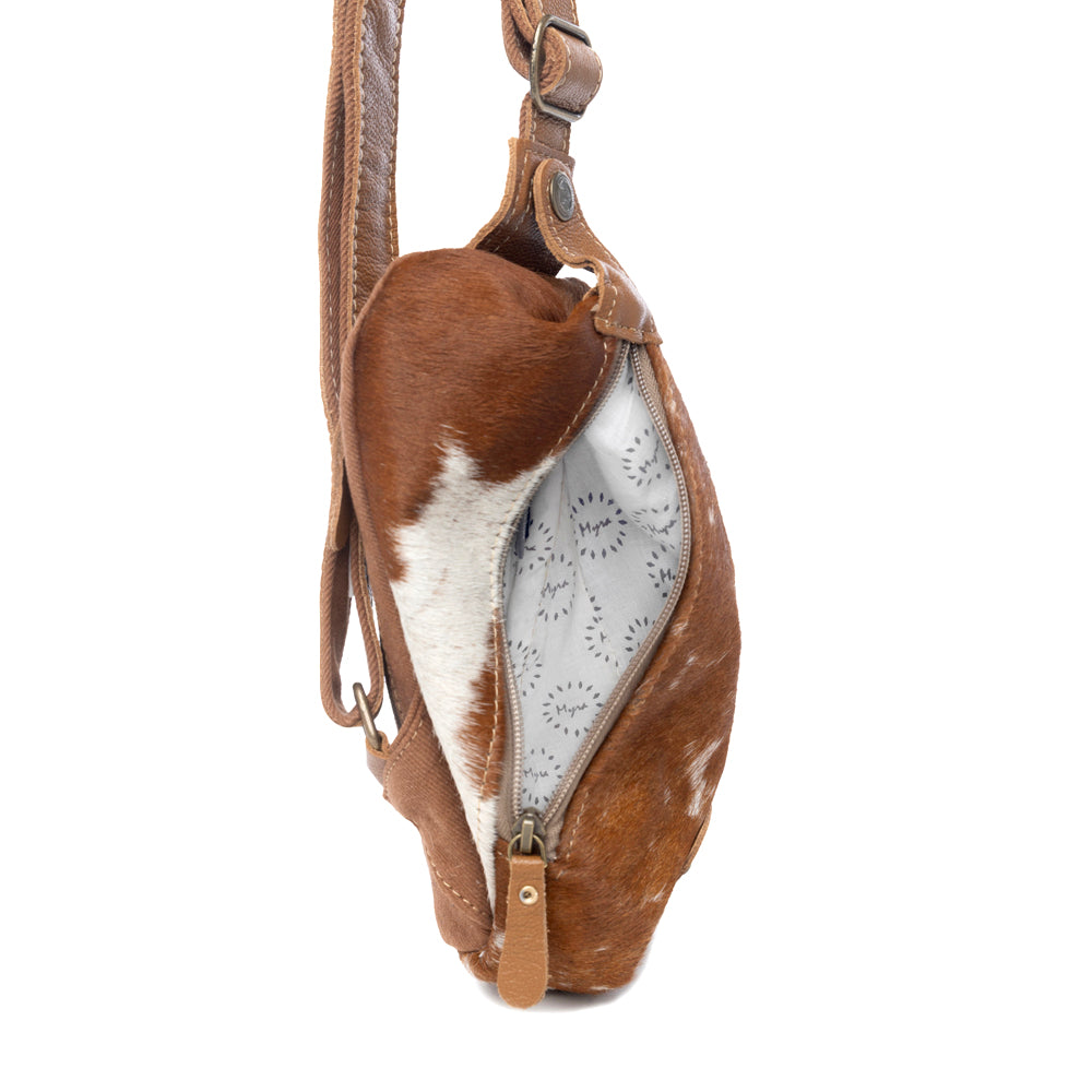 Robnette Ranch Fanny-Pack Bag In Caramel & White