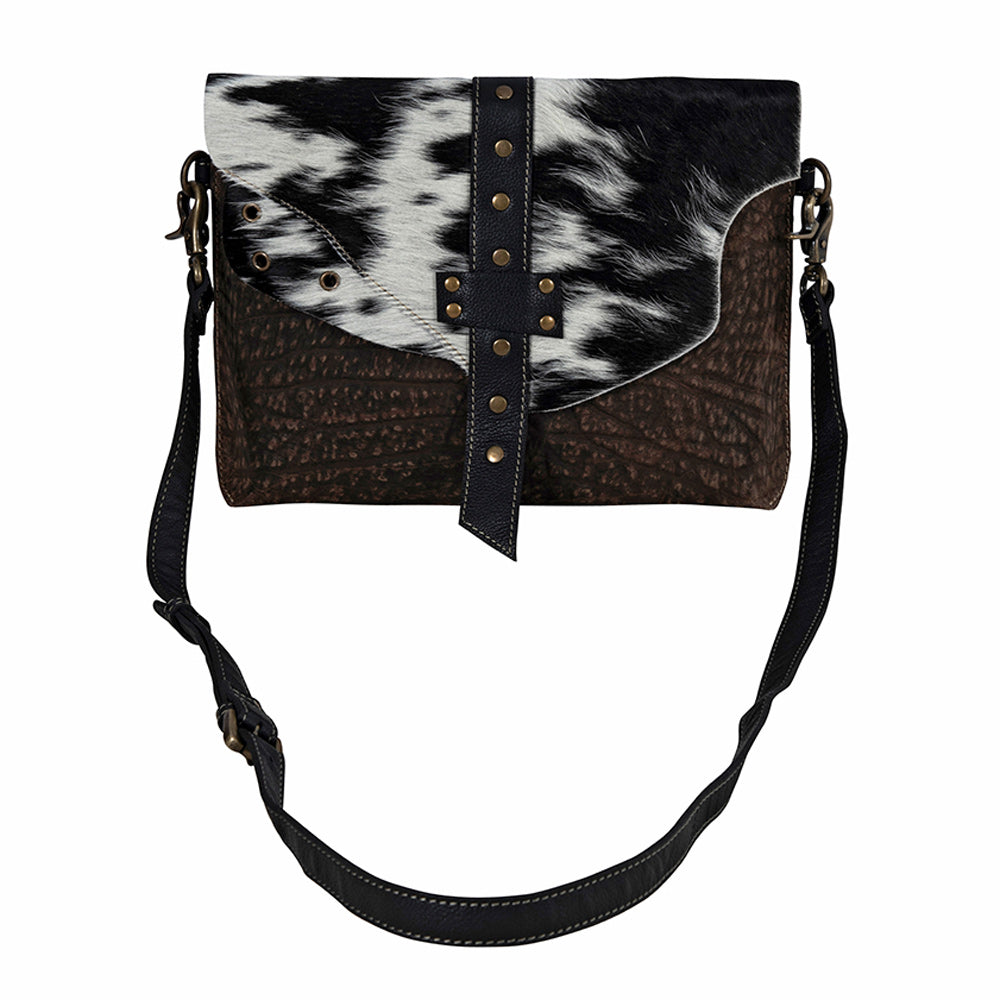 Cart Hill Mine Leather & Hairon Bag