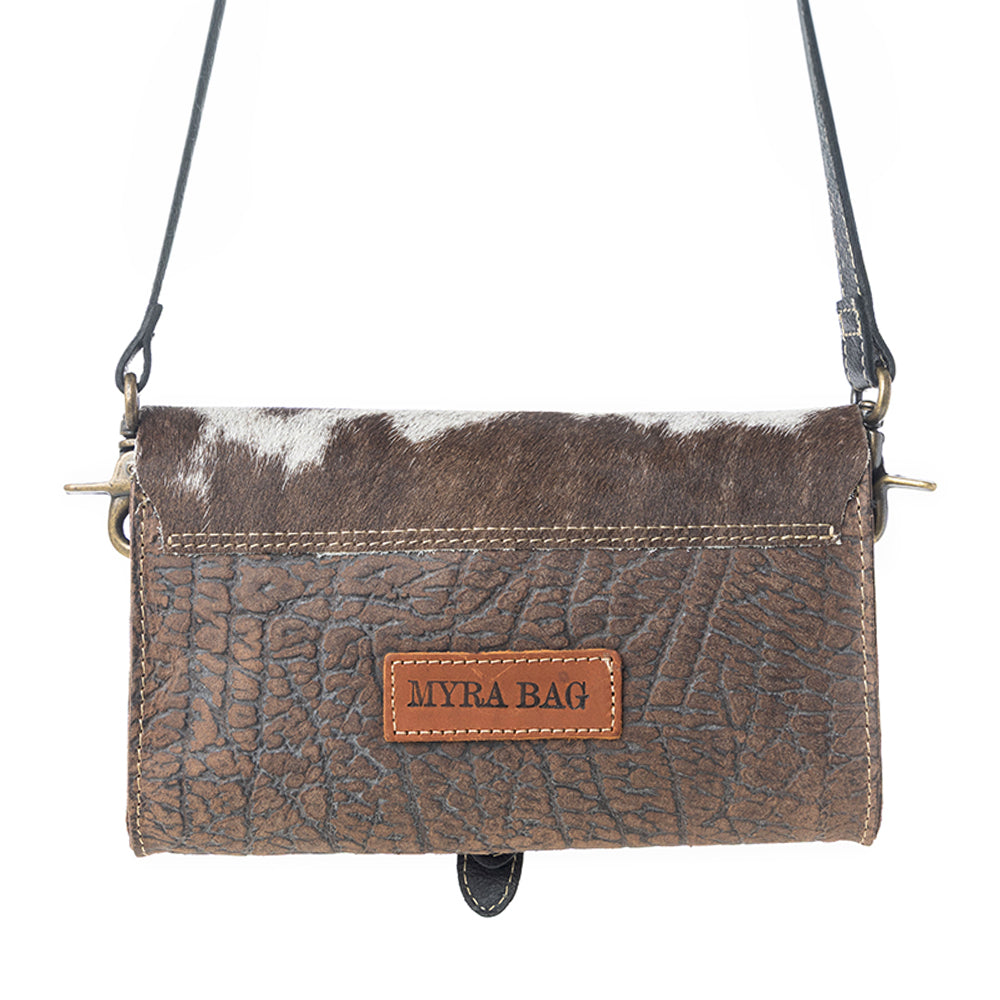 Blazing Bull Trail Leather & Hairon Bag