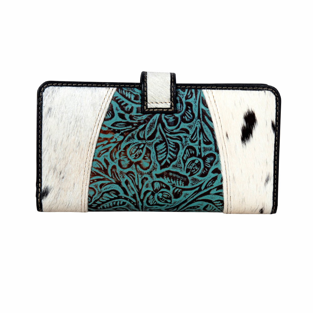 Delilah Creek Hand-Tooled Clutch Wallet