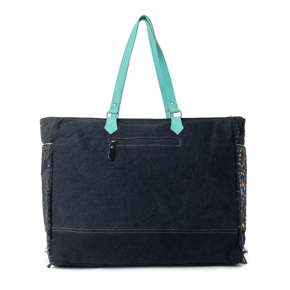 Galaxy Fire Weekender Hand-Tooled Bag