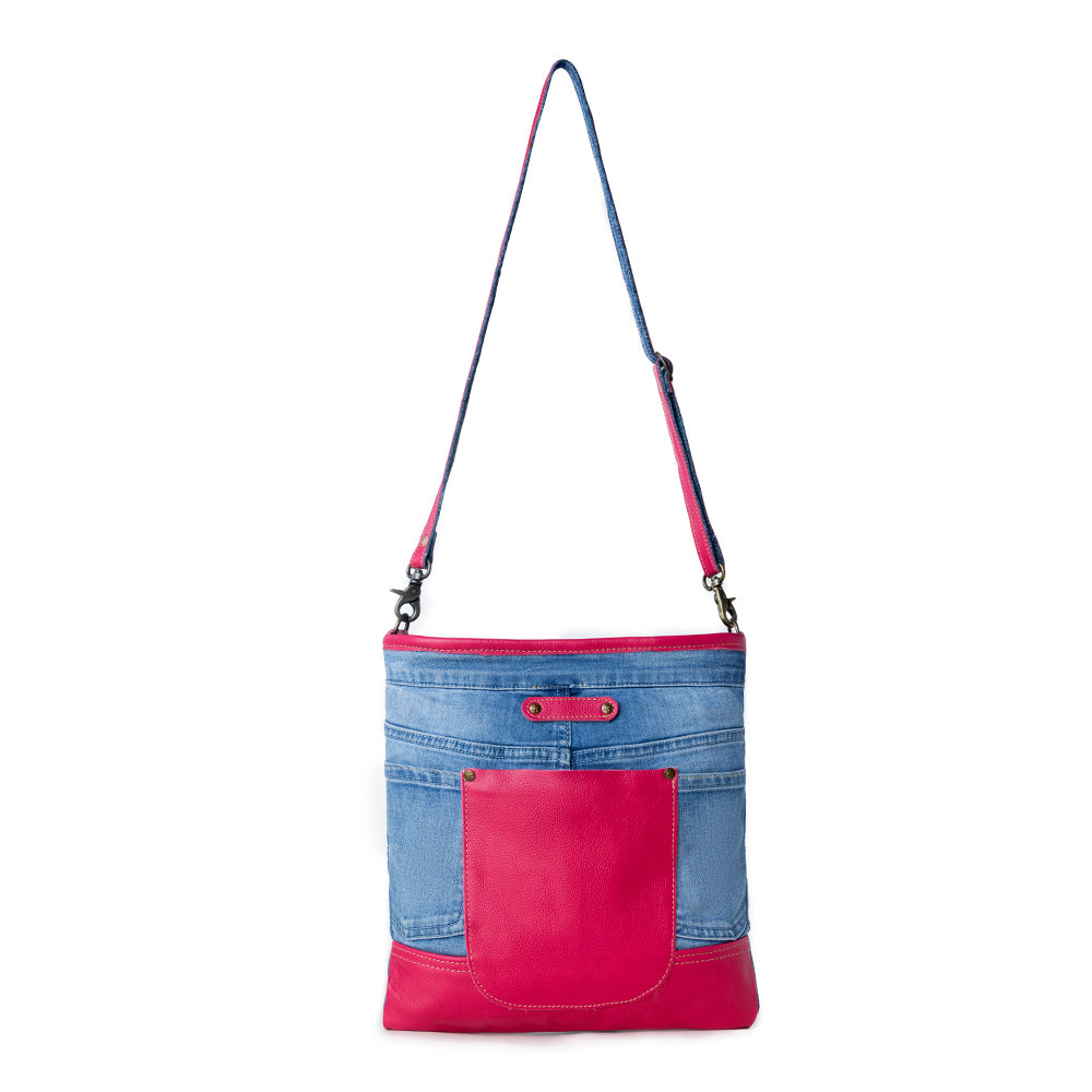 Charley Denim Shoulder Bag