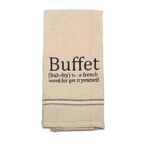 BUFFET DISH TOWEL SET OF 2
