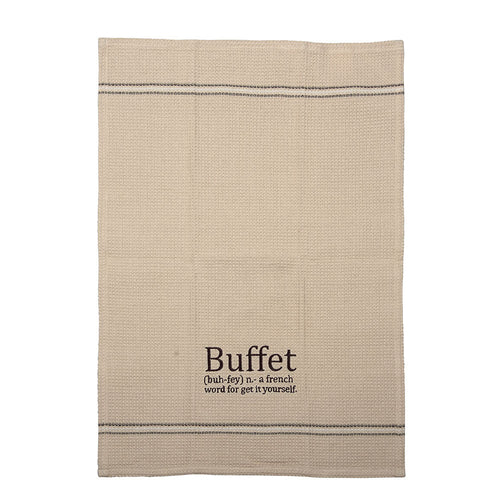 BUFFET DISH TOWEL SET OF 2