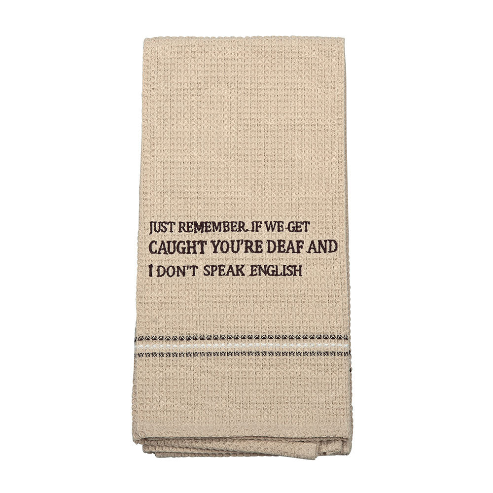 JUST REMEMBER DISH TOWEL '' SET OF 2