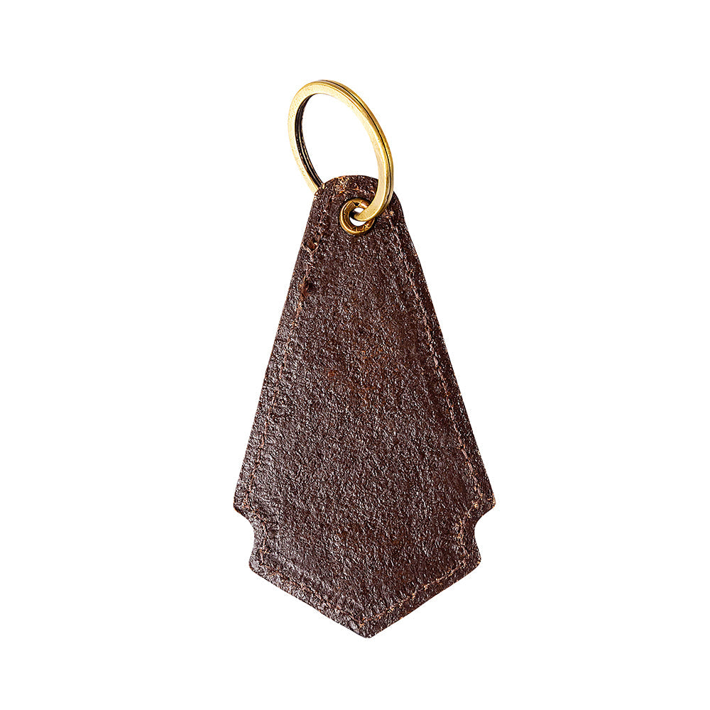 Night Blossom Hand-tooled Key Fob