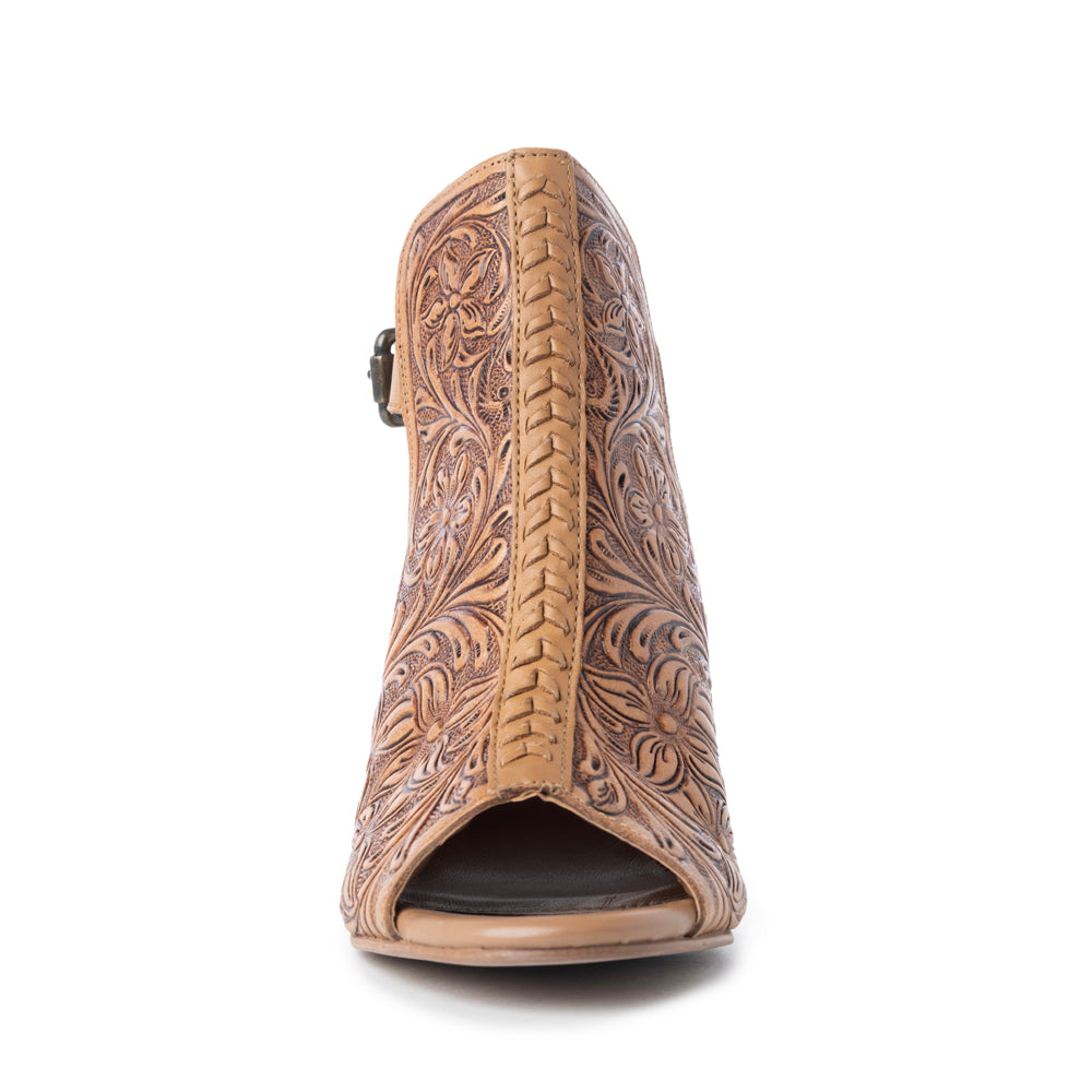 Monika Boot In Hand-tooled Leather