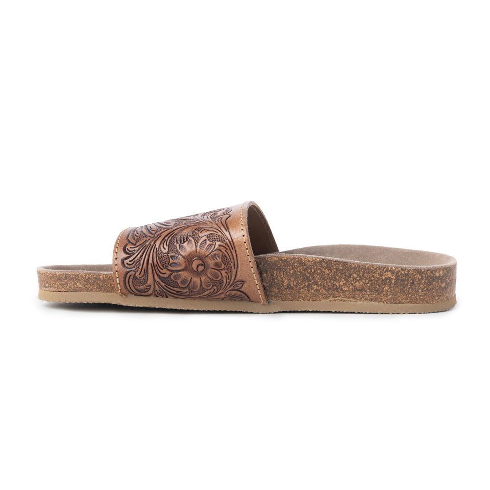 Dottie Hand-Tooled Sandals