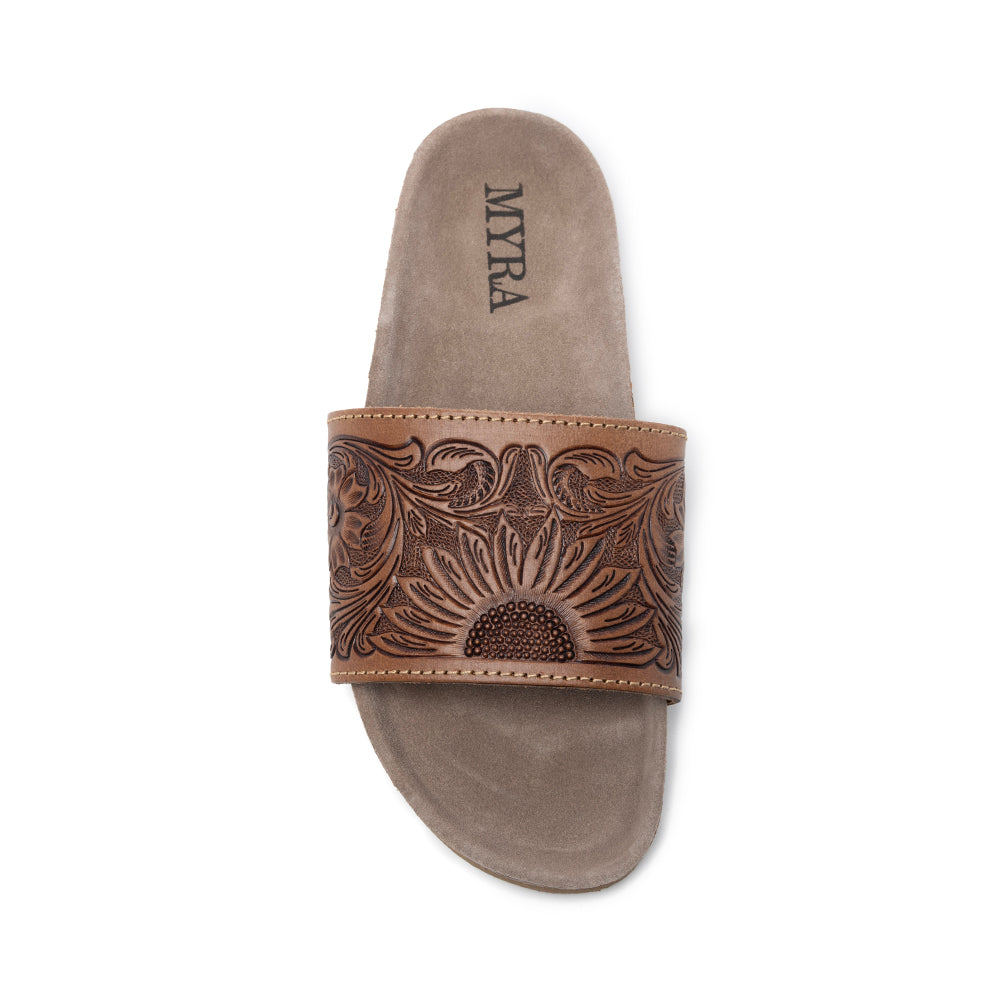 Dottie Hand-Tooled Sandals