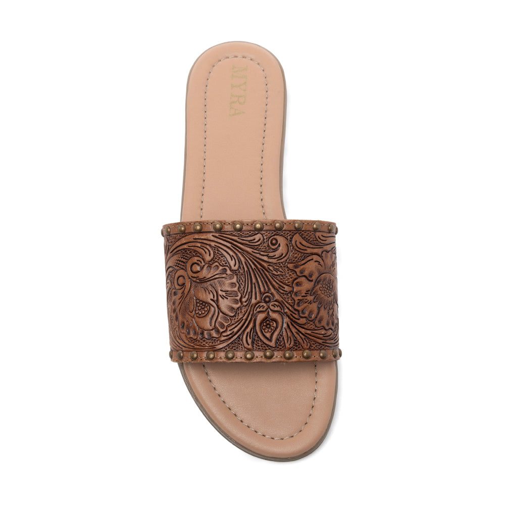 Kasandra Hand-Tooled Sandals