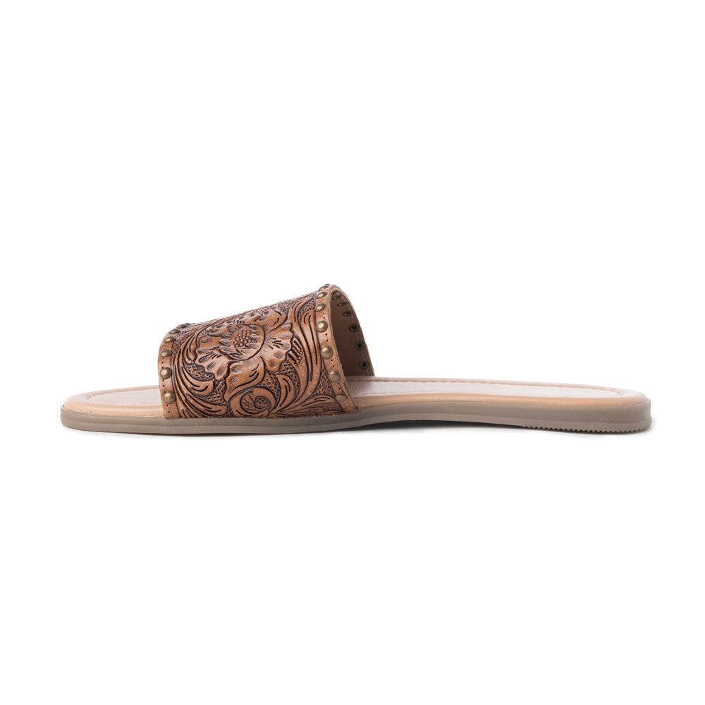 Kasandra Hand-Tooled Sandals