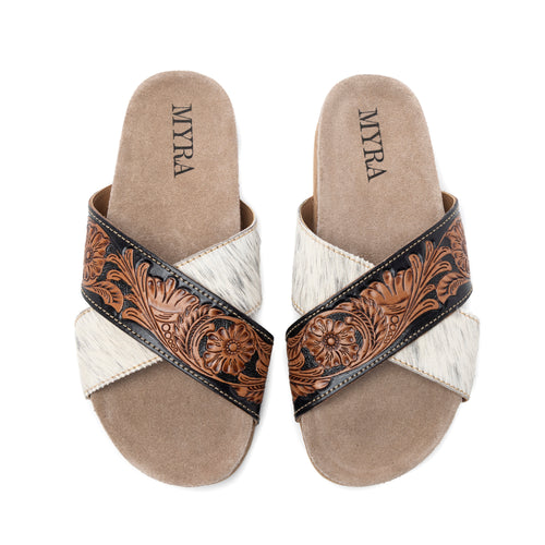 Nevada Hand-Tooled Sandals