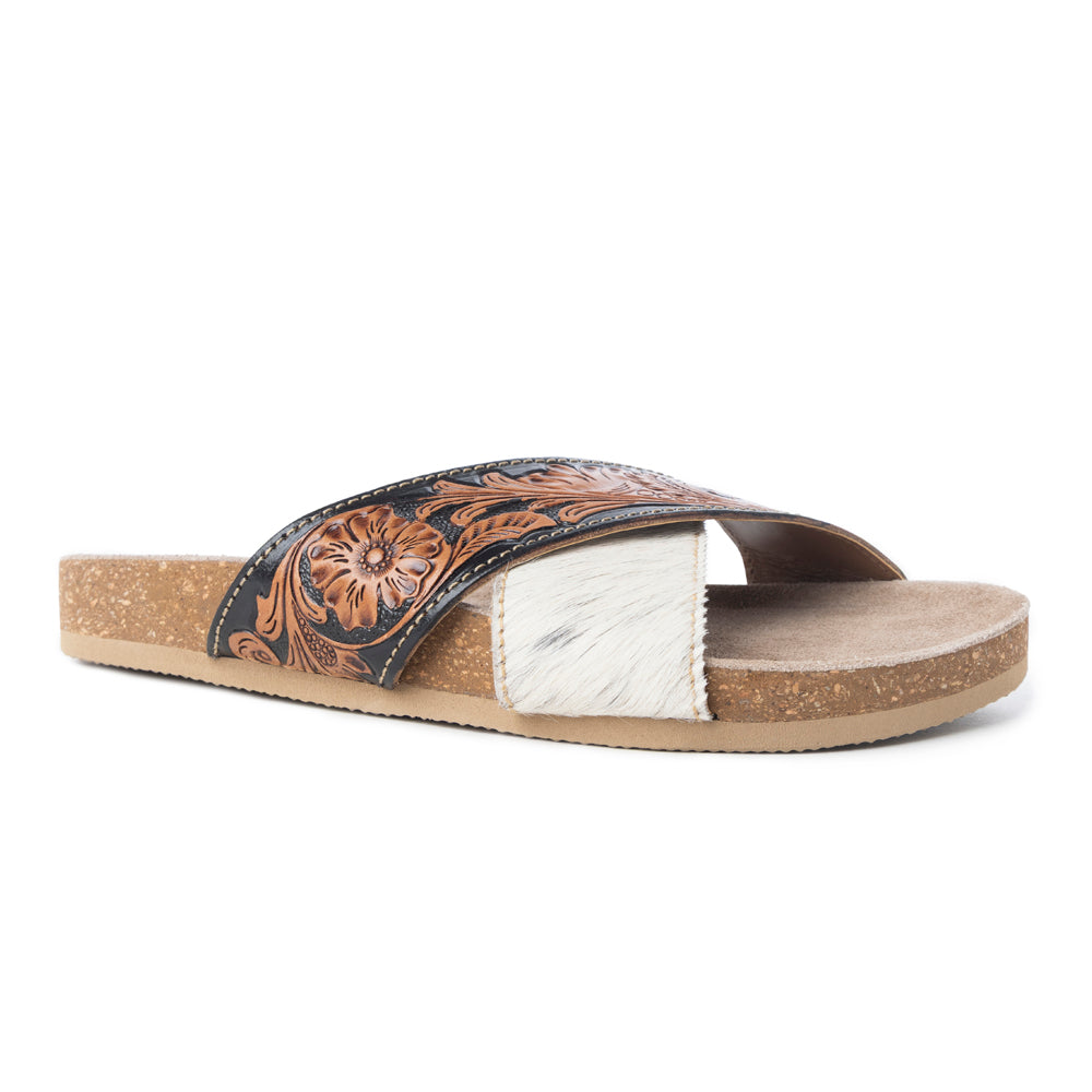 Nevada Hand-Tooled Sandals