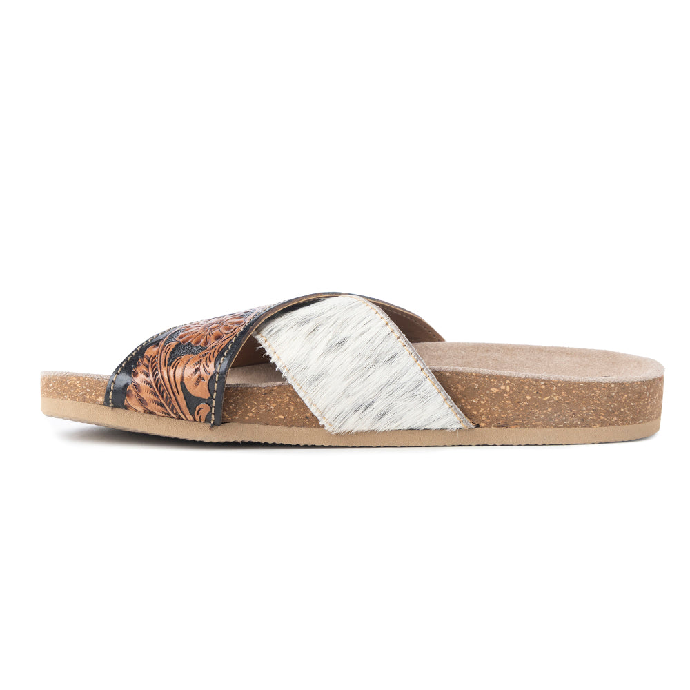 Nevada Hand-Tooled Sandals