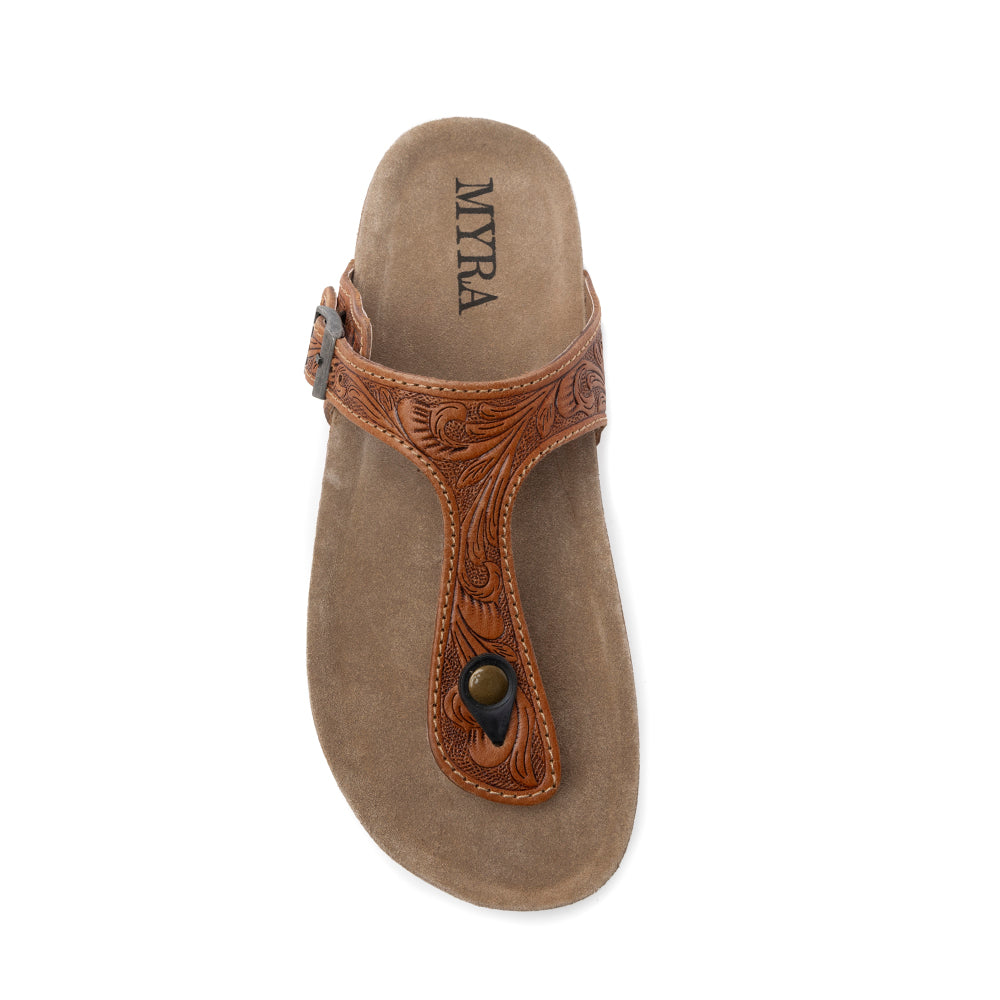 Rosie Trail Hand-Tooled Sandals