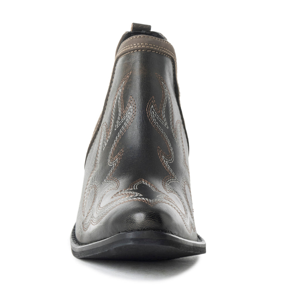 Emmie Faye Stitched Leather Boots