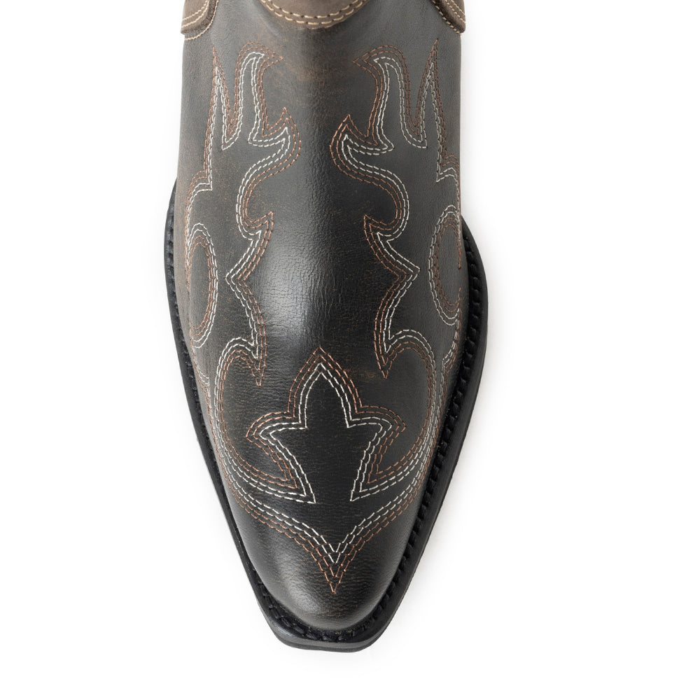 Emmie Faye Stitched Leather Boots