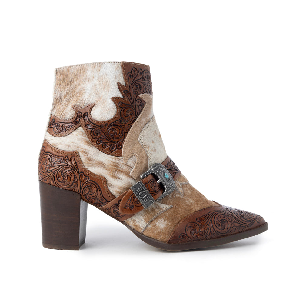 Goldie Hair-On Hide Boots
