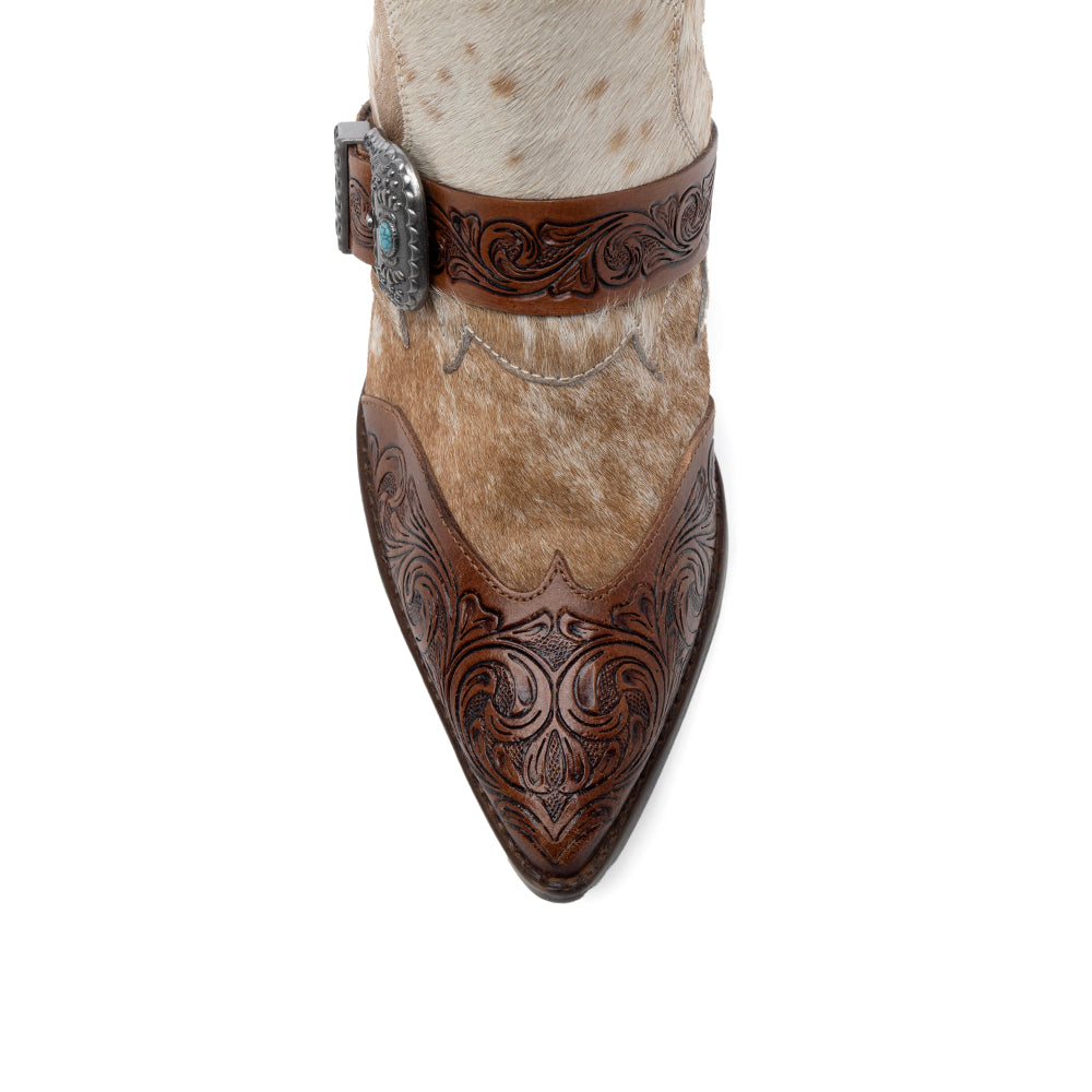 Goldie Hair-On Hide Boots