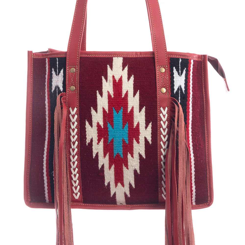 Wagon Trails Concealed-Carry Bag in Scarlet