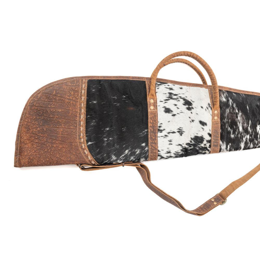 Wildhorn Hunter’s Leather Rifle Case in Smoky Hide