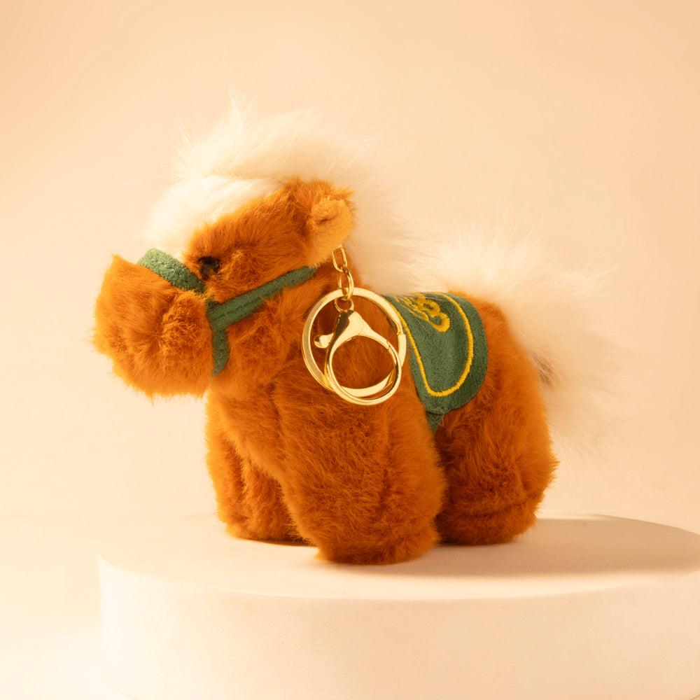 Western Whimsy Horse Bag Charm in Brown