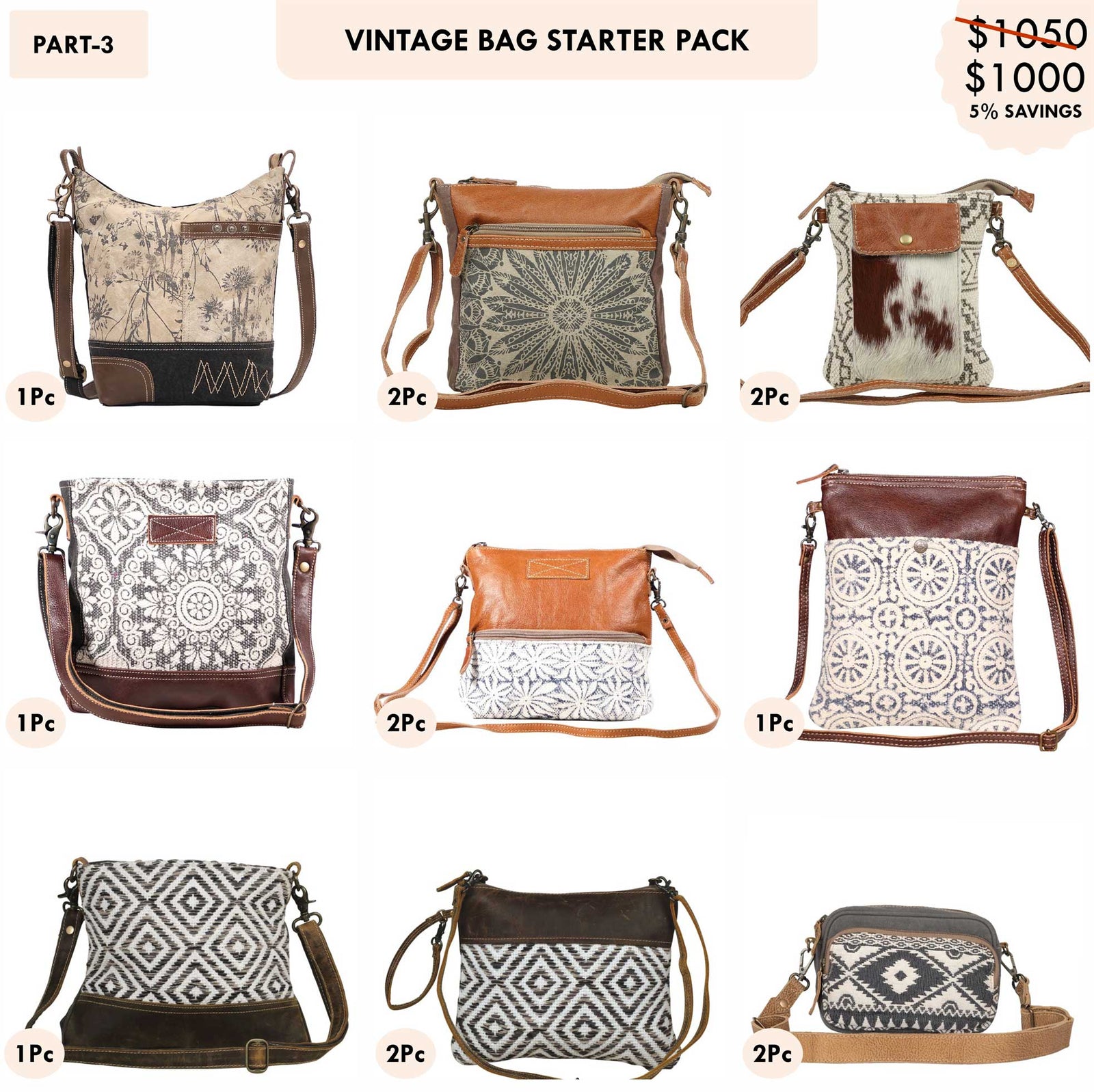 Starter Pack $1000 - Vintage Bags