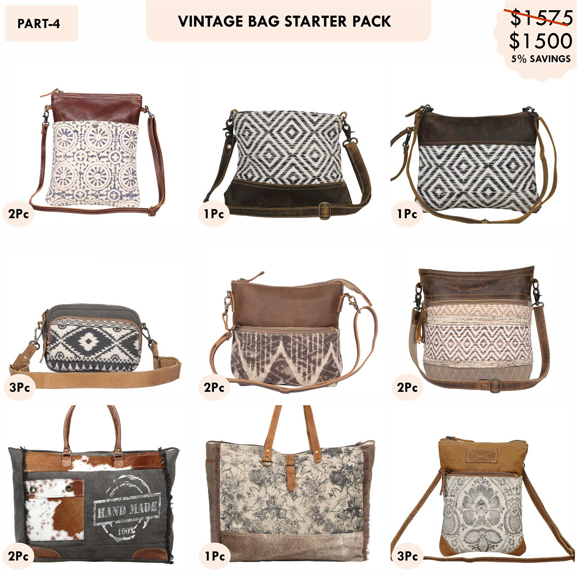 Starter Pack $1500 - Vintage Bags