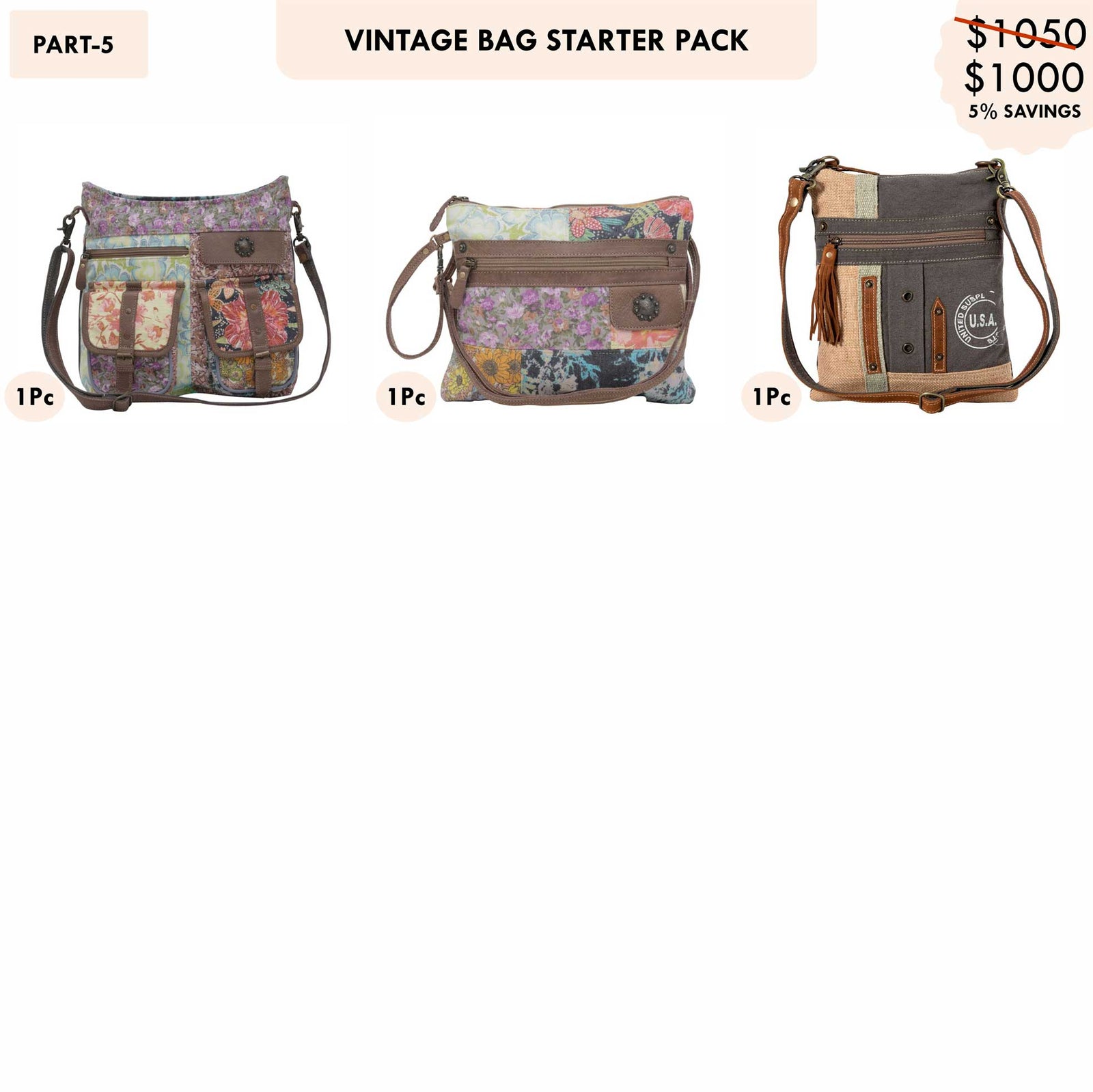 Starter Pack $1000 - Vintage Bags