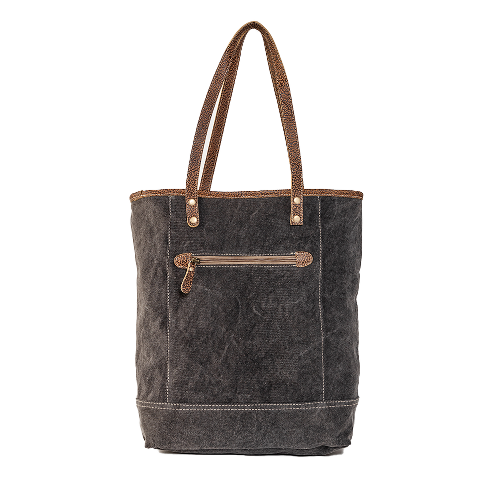 Sooty Specks Canvas & Hairon Bag