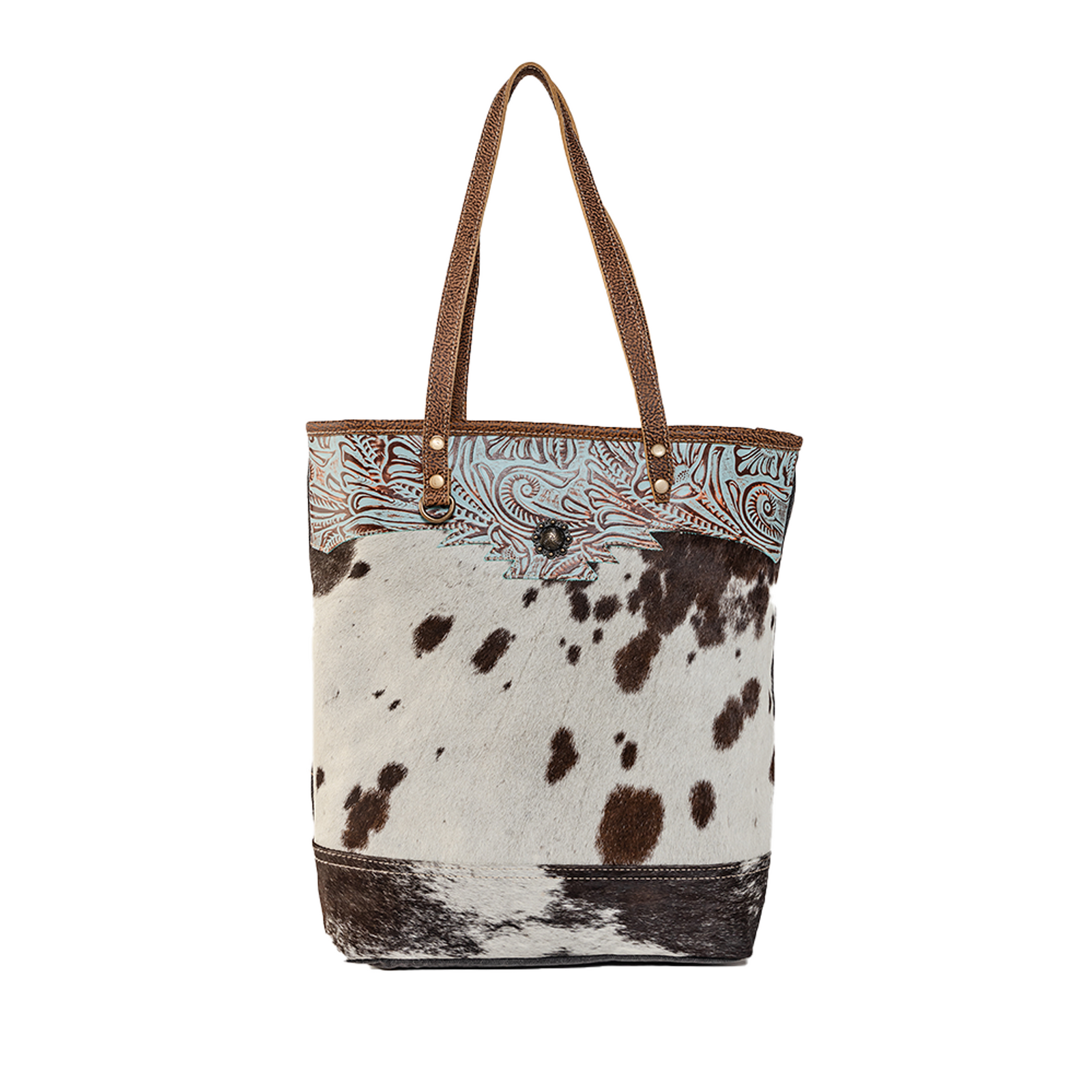 Sooty Specks Canvas & Hairon Bag