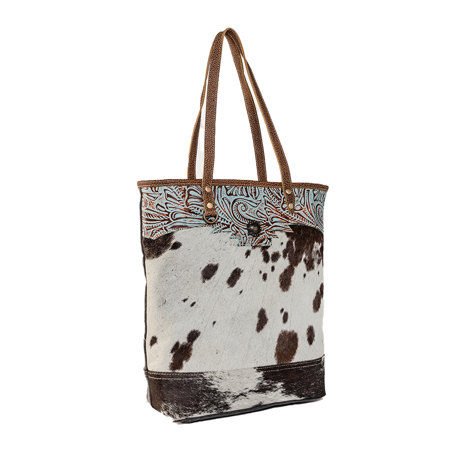 Sooty Specks Canvas & Hairon Bag