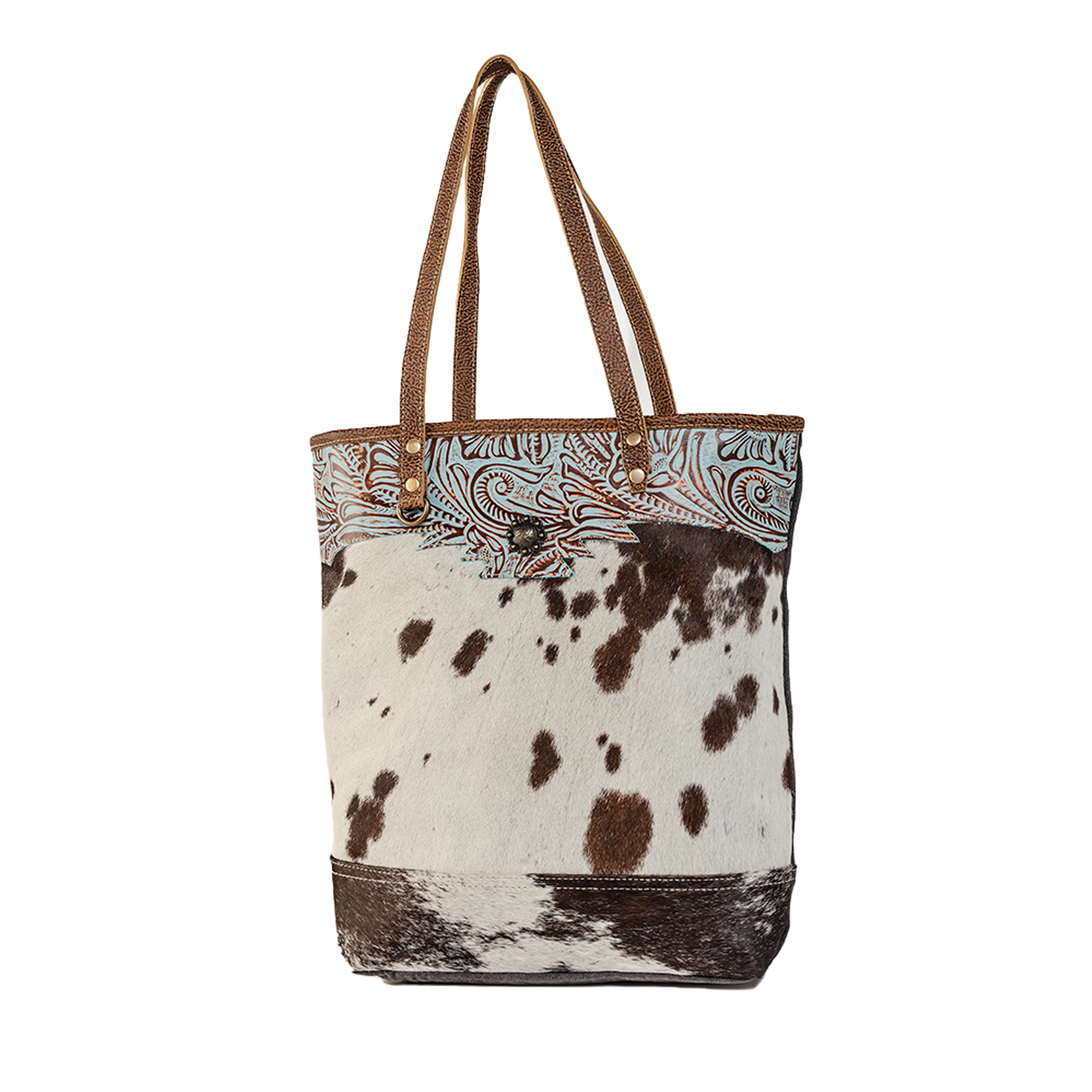 Sooty Specks Canvas & Hairon Bag