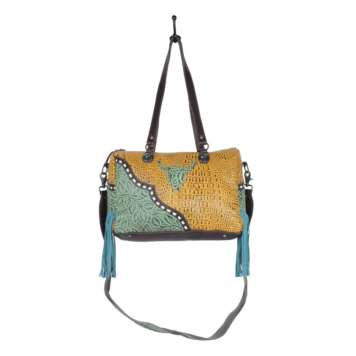 Taurean Leather & Hairon Bag