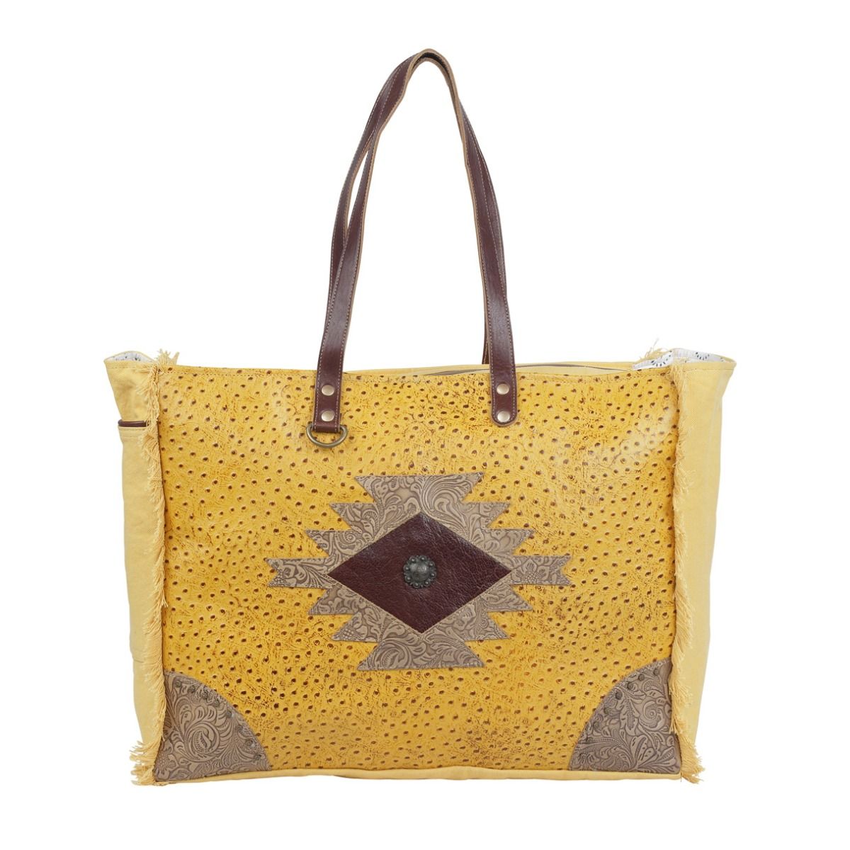 Suramya Canvas & Hairon Bag