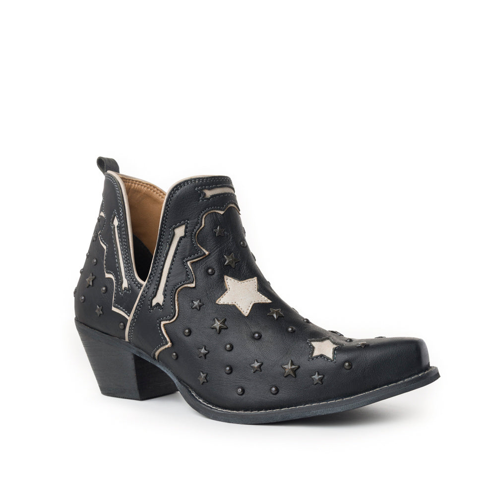 Lone Star Sky Split-Top Leather Boots