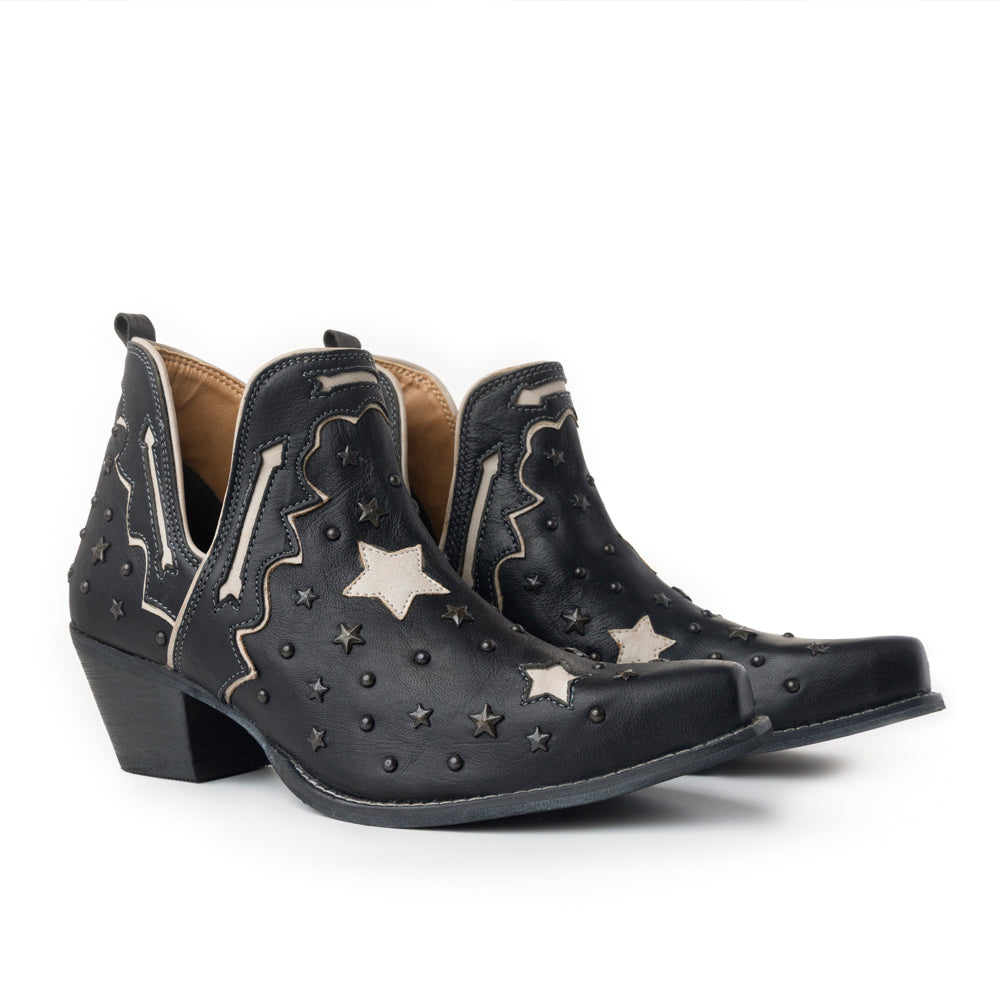 Lone Star Sky Split-Top Leather Boots