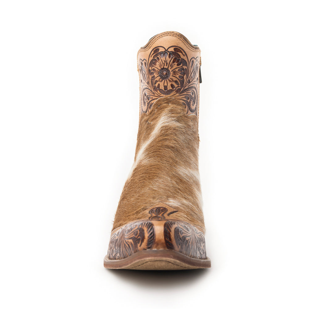 Winchester Hair-on Hide & Hand-tooled Boots