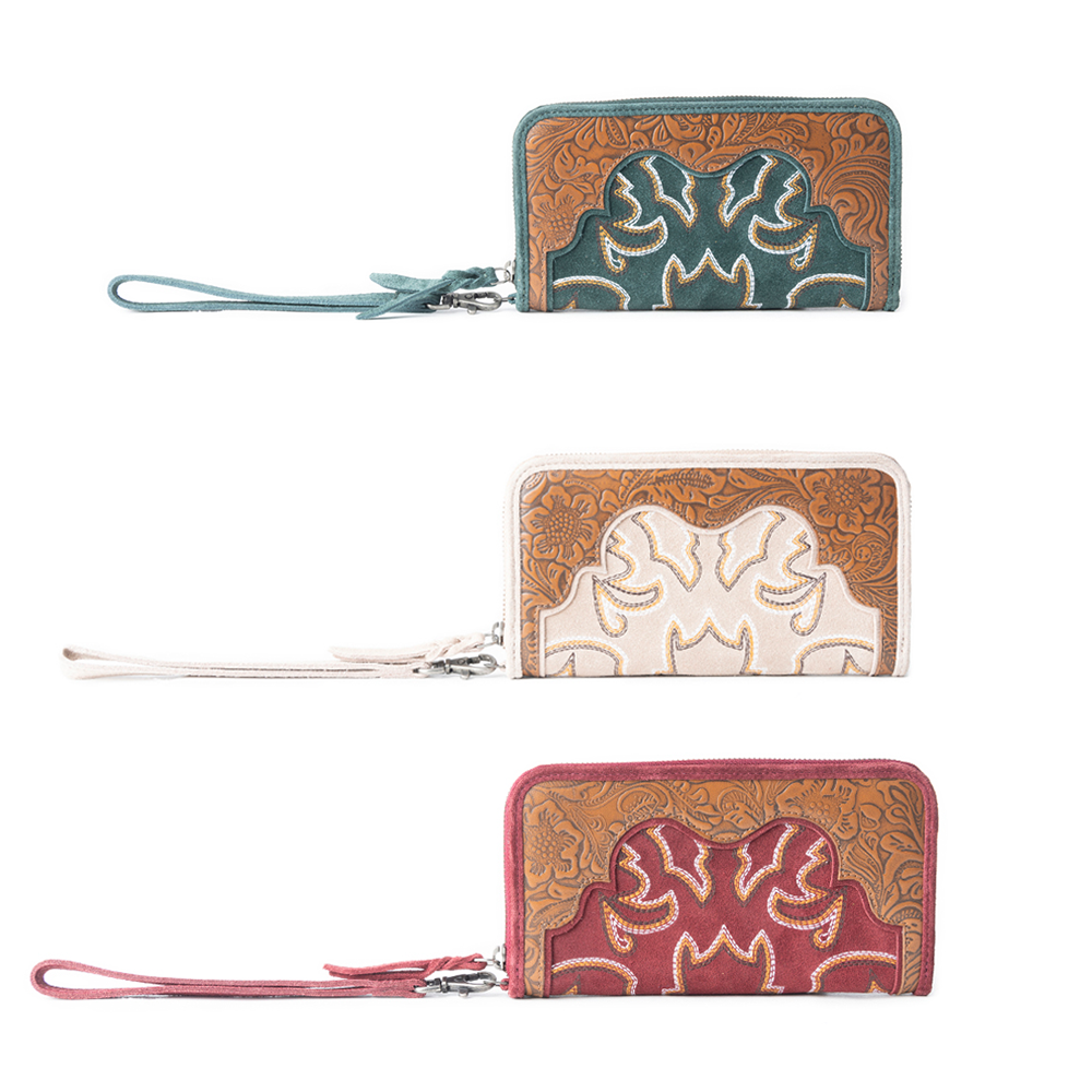 Electric Desert Wallet In Red