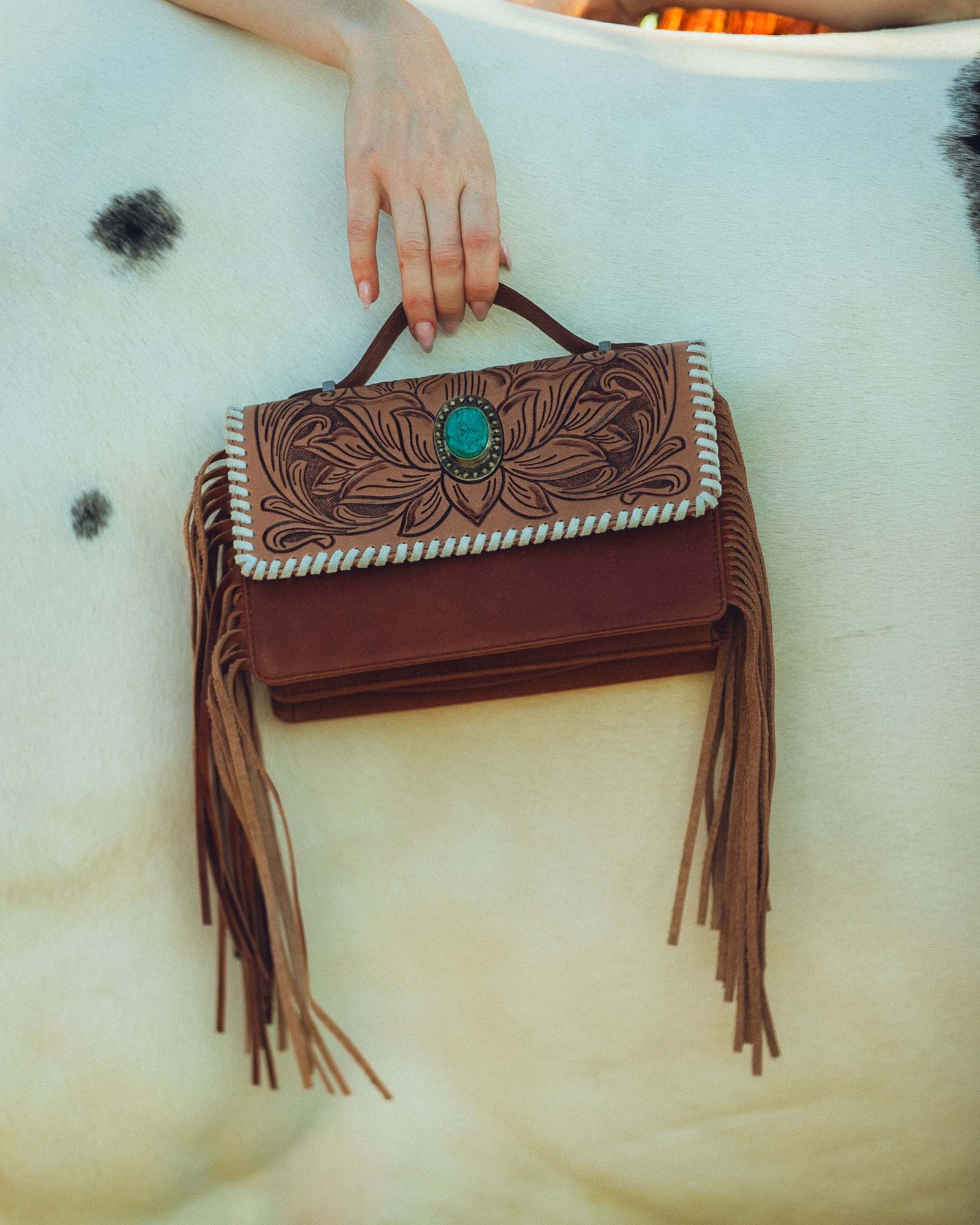 Saddle Luxe Handbag